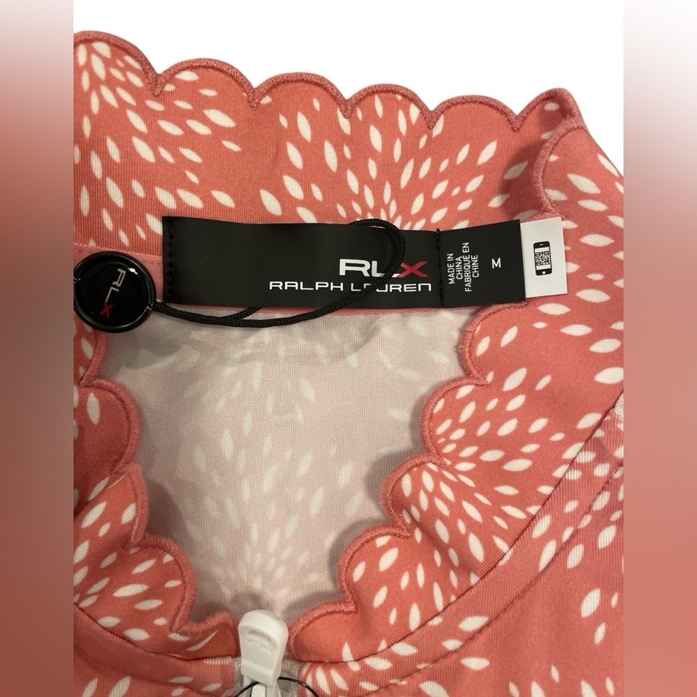 RLX Ralph Lauren Dress for Golf/Tennis/Pickleball Size M Pink/Peach Floral - Picture 7 of 16